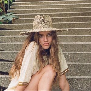 Lack Of Color Sunnydip Fray Fedora Size 